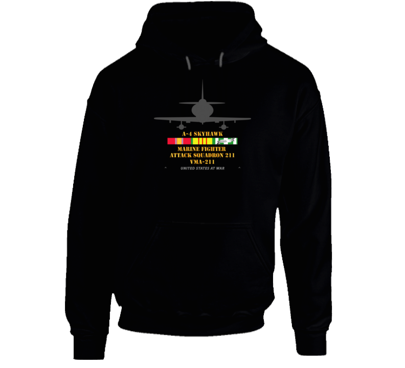 Usmc - A-4 Skyhawk - Vma 211 W Vn Svc Hoodie