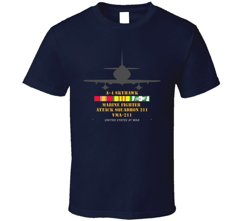 Usmc - A-4 Skyhawk - Vma 211 W Vn Svc T Shirt