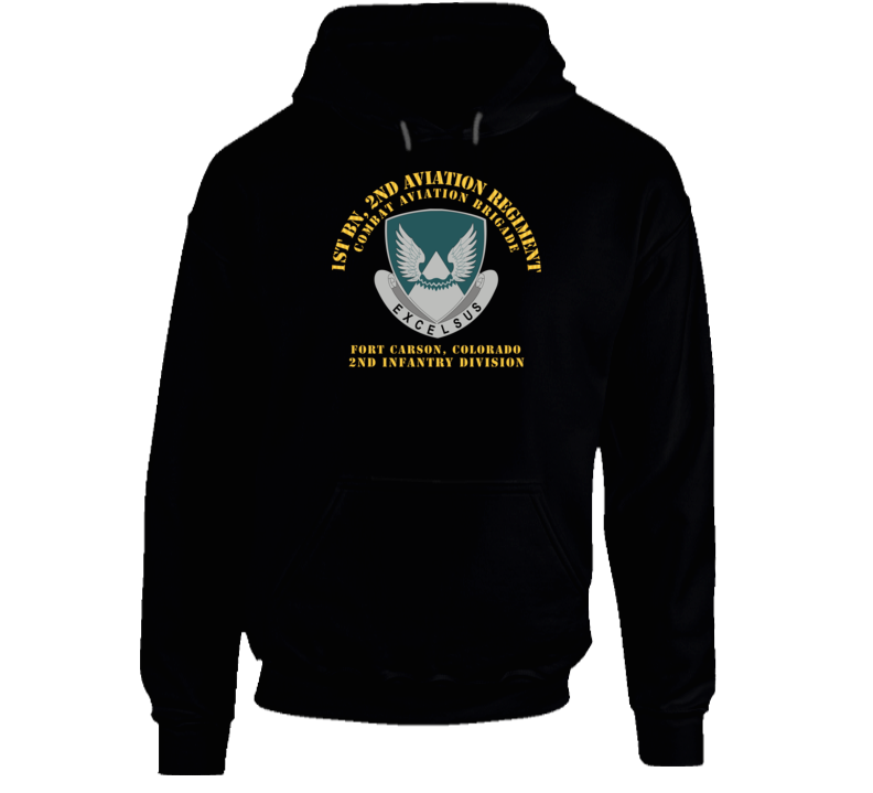 Army - 1st Bn 2nd AVN Regiment  - CAB - 2ID - Ft Carson Colorado Hoodie