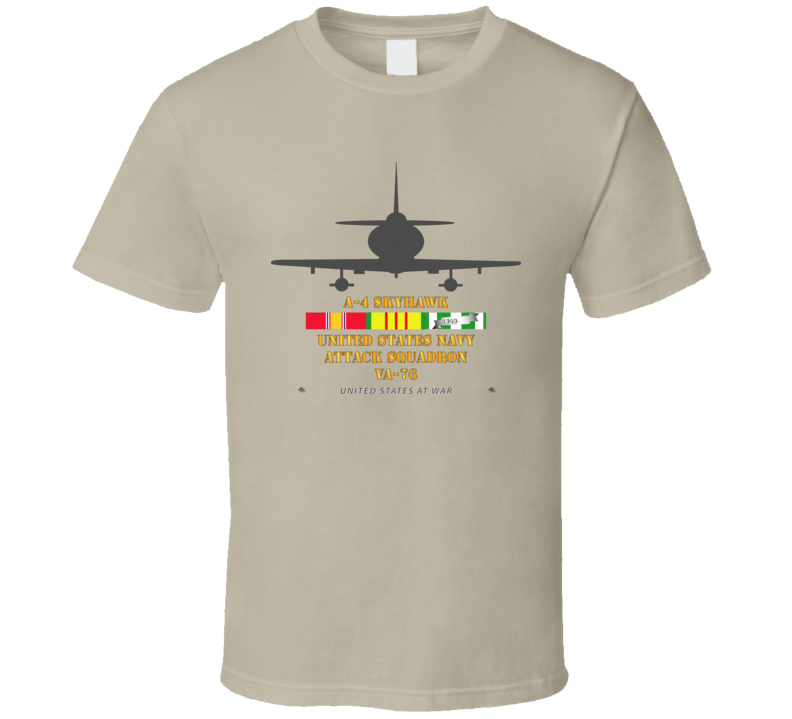 Navy  A-4 Skyhawk - Va76 W Vn Svc T Shirt