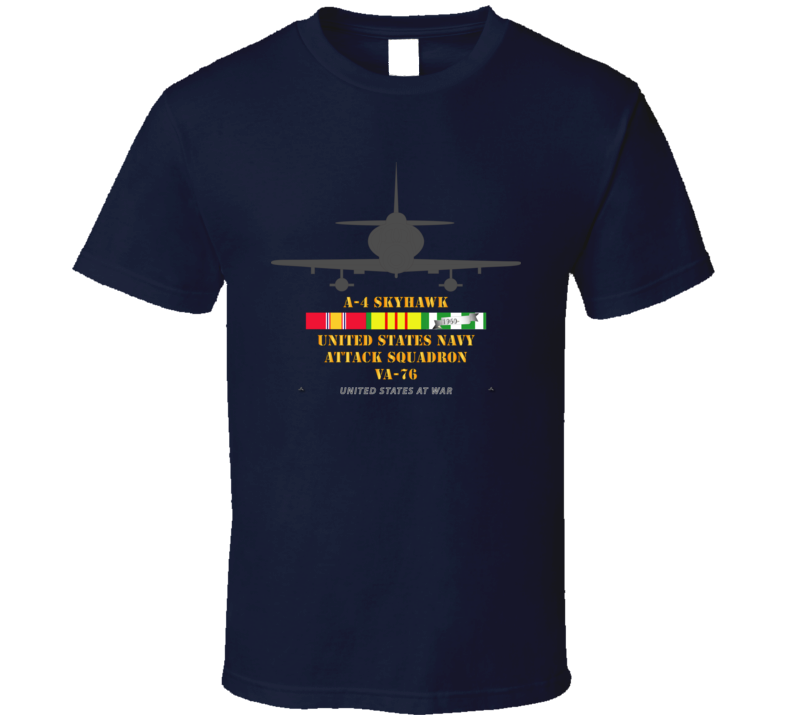 Navy  A-4 Skyhawk - Va76 W Vn Svc T Shirt