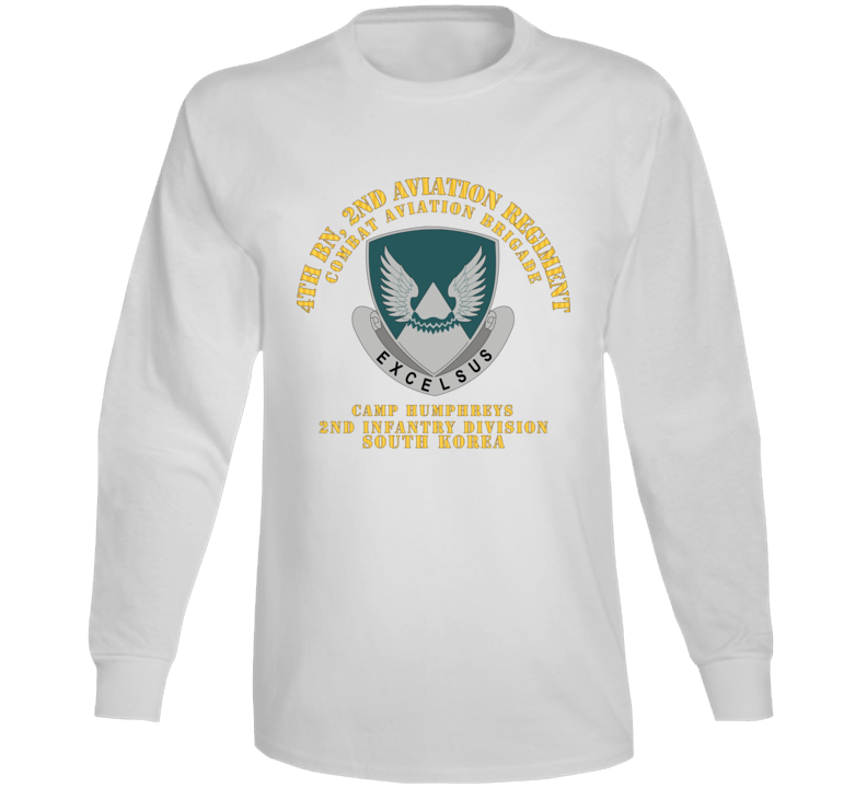 Army - 4th Bn 2nd AVN Regiment  - CAB - 2ID - Camp Humphreys - ROK Long Sleeve
