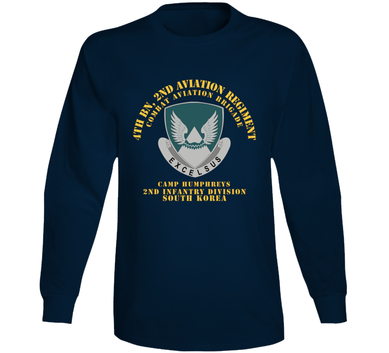 Army - 4th Bn 2nd AVN Regiment  - CAB - 2ID - Camp Humphreys - ROK Long Sleeve