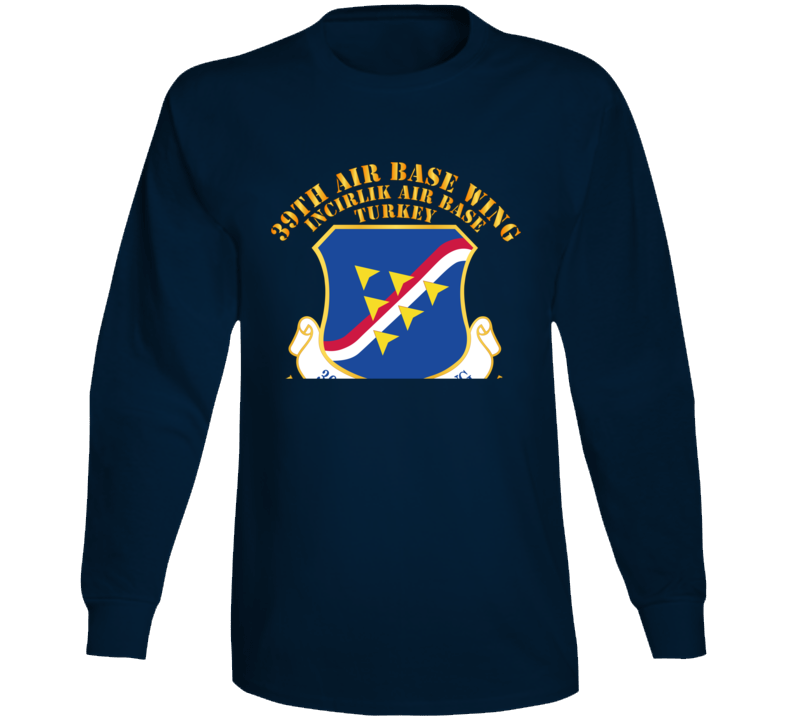 USAF - 39th Airbase Wing - 3rd AF - Incirlik Air Base - Turkey Long Sleeve