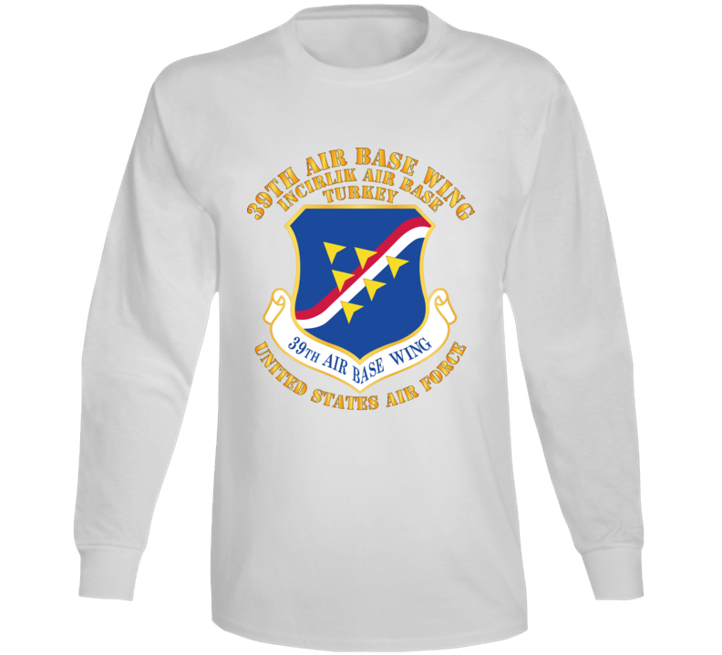 USAF - 39th Airbase Wing - 3rd AF - Incirlik Air Base - Turkey Long Sleeve