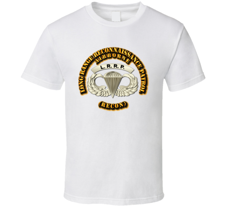 Sof - Airborne Badge - Lrrp1 T Shirt
