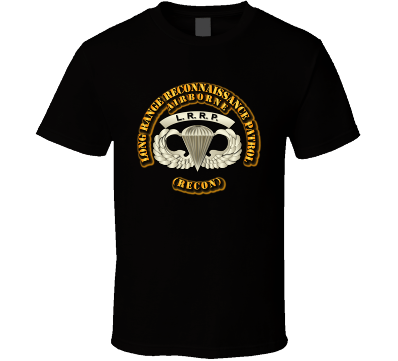 Sof - Airborne Badge - Lrrp1 T Shirt