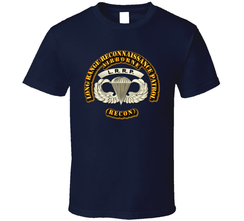 Sof - Airborne Badge - Lrrp1 T Shirt