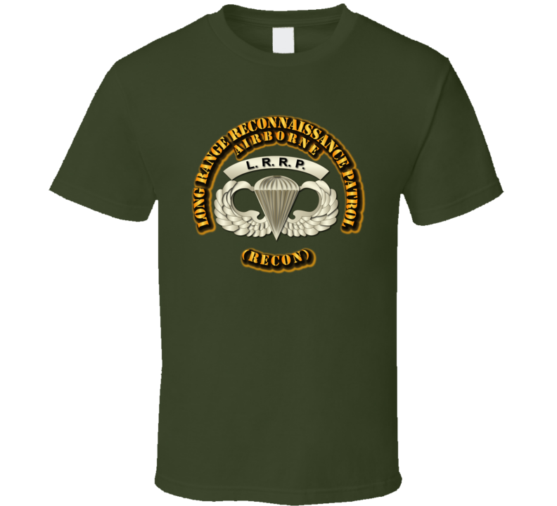 Sof - Airborne Badge - Lrrp1 T Shirt