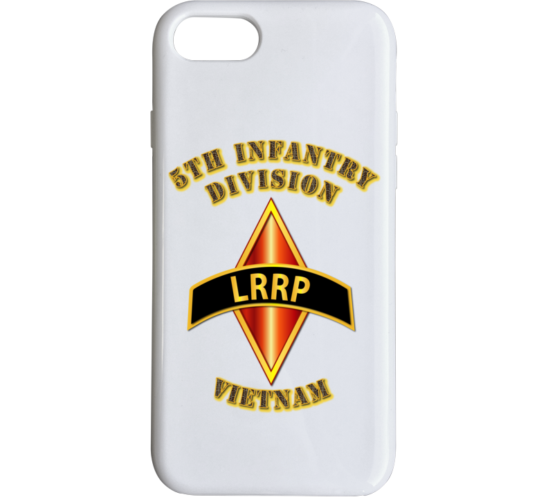 Emblem - 5th Infantry Division - Lrrp - Vietnam Phone Case