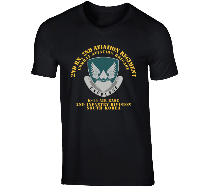 Army - 2nd Bn 2nd Avn Regiment  - Cab - 2id - K16 Airbase - Rok V-neck