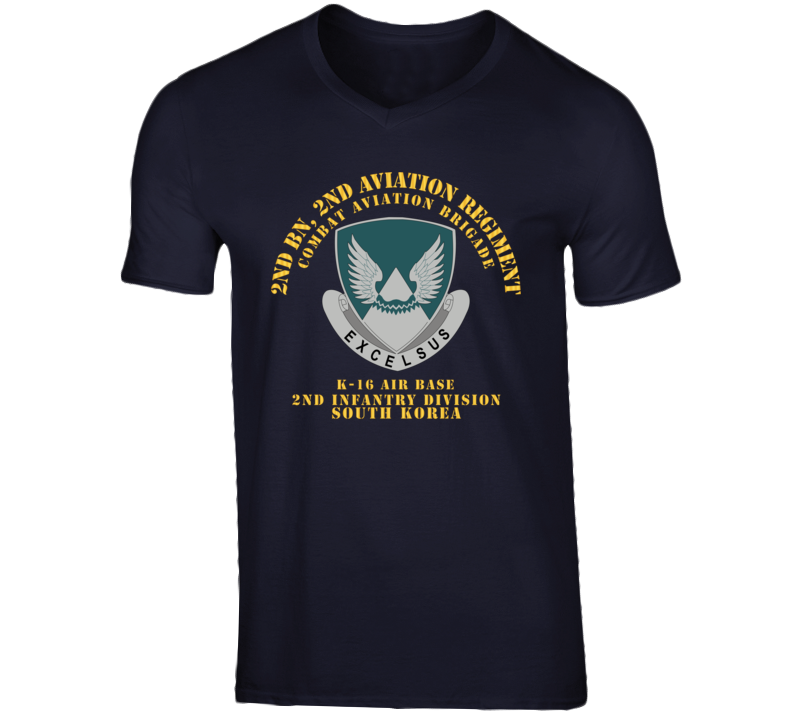 Army - 2nd Bn 2nd Avn Regiment  - Cab - 2id - K16 Airbase - Rok V-neck