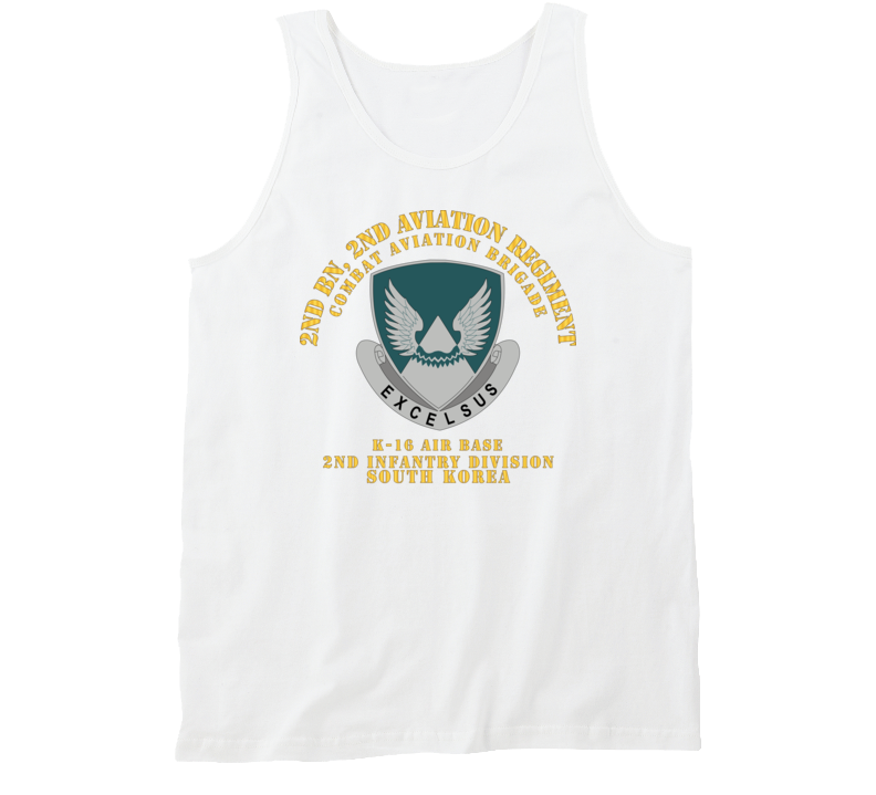 Army - 2nd Bn 2nd Avn Regiment  - Cab - 2id - K16 Airbase - Rok Tanktop