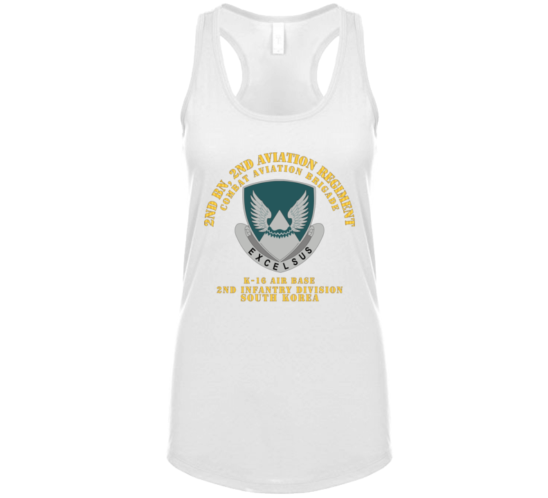 Army - 2nd Bn 2nd Avn Regiment  - Cab - 2id - K16 Airbase - Rok Ladies Tanktop
