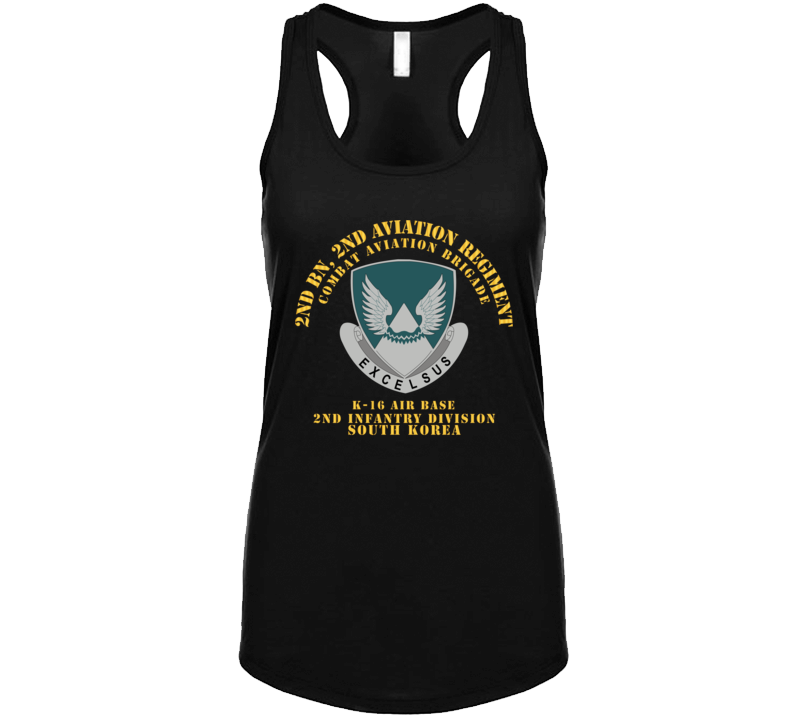 Army - 2nd Bn 2nd Avn Regiment  - Cab - 2id - K16 Airbase - Rok Ladies Tanktop
