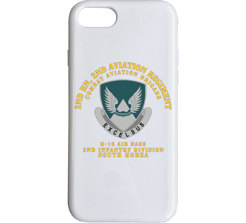 Army - 2nd Bn 2nd Avn Regiment  - Cab - 2id - K16 Airbase - Rok Phone Case