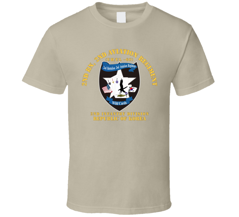 Army - 2nd Bn 2nd Avn Regiment  - 2id Rok T Shirt