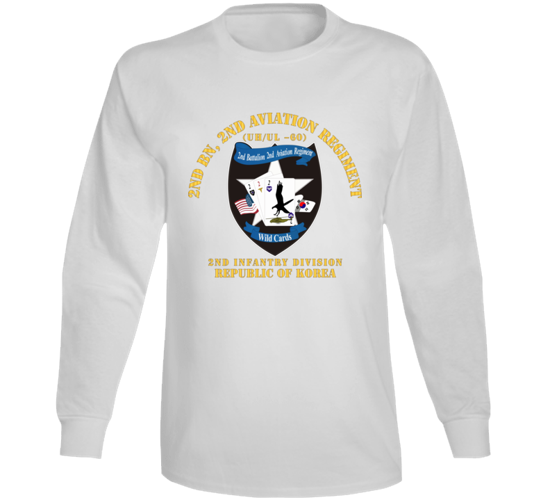 Army - 2nd Bn 2nd Avn Regiment  - 2id Rok Long Sleeve