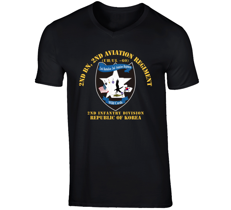 Army - 2nd Bn 2nd Avn Regiment  - 2id Rok V-neck