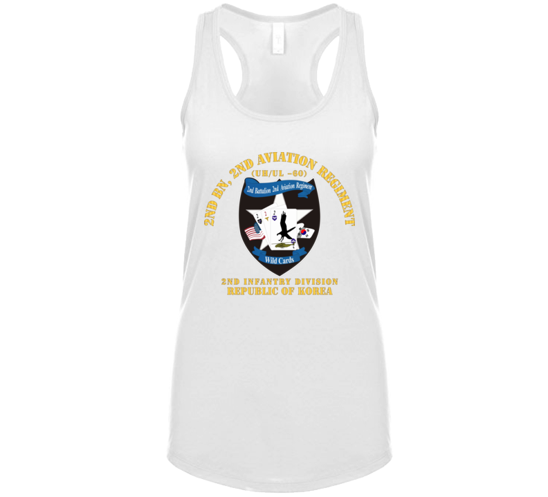 Army - 2nd Bn 2nd Avn Regiment  - 2id Rok Ladies Tanktop