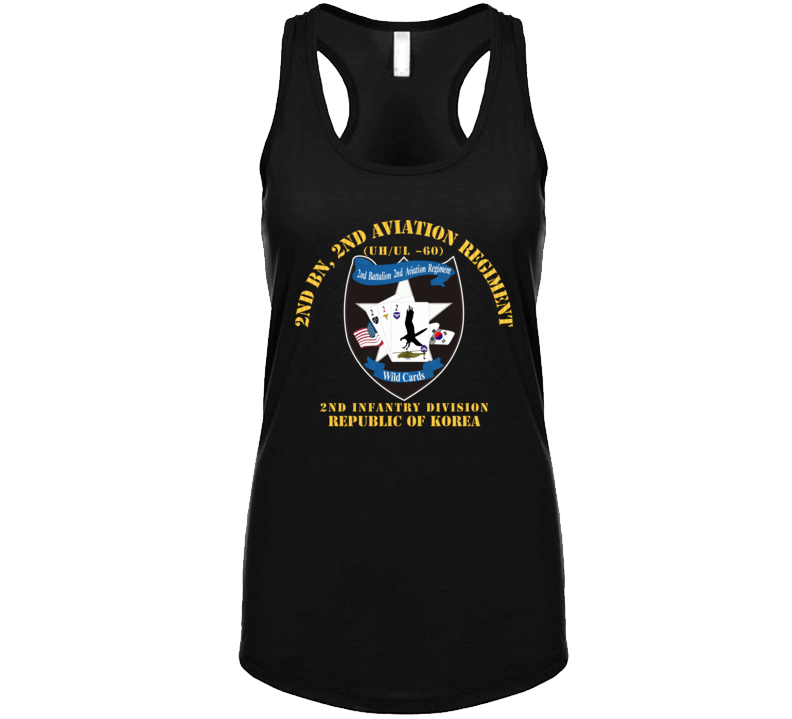 Army - 2nd Bn 2nd Avn Regiment  - 2id Rok Ladies Tanktop
