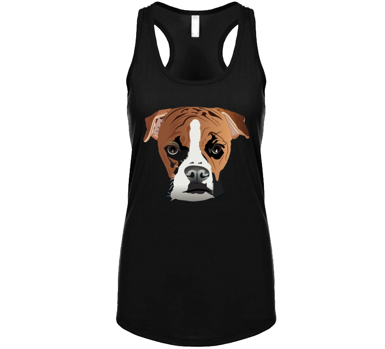  Dog - Dog Face Ladies Tanktop