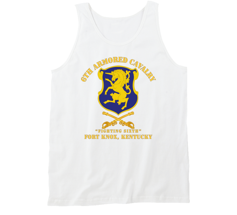 Army - 6th Acr W Cav Br  Ft Knox Kentucky Tanktop