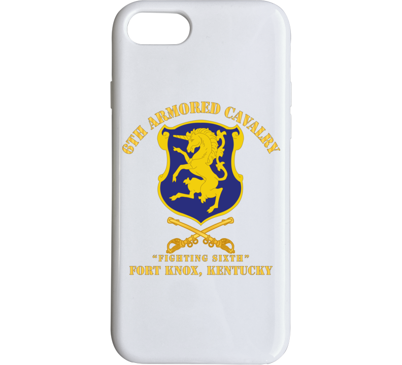 Army - 6th Acr W Cav Br  Ft Knox Kentucky Phone Case