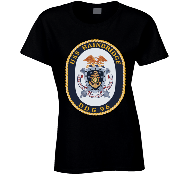Navy - Uss Bainbridge (ddg-96) Wo Txt T Shirt