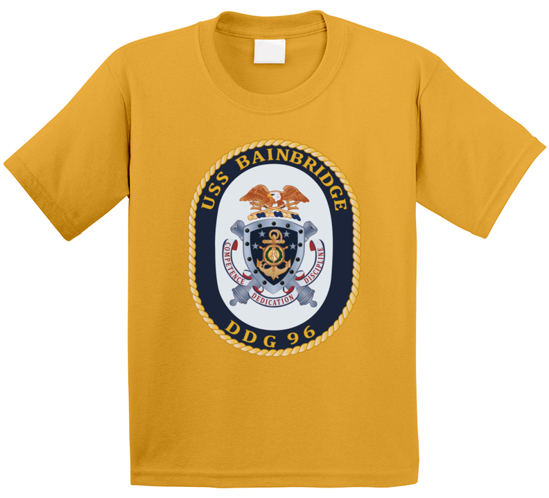 Navy - Uss Bainbridge (ddg-96) Wo Txt T Shirt