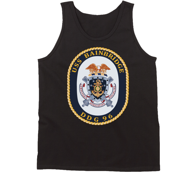 Navy - Uss Bainbridge (ddg-96) Wo Txt Tanktop
