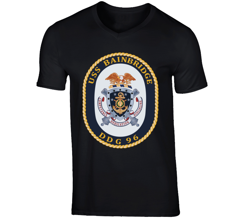 Navy - Uss Bainbridge (ddg-96) Wo Txt T Shirt