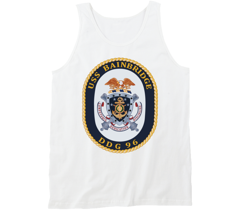 Navy - Uss Bainbridge (ddg-96) Wo Txt Tanktop
