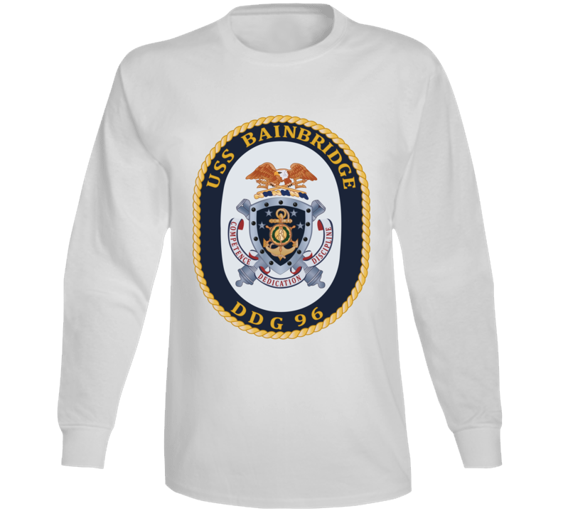 Navy - Uss Bainbridge (ddg-96) Wo Txt Long Sleeve