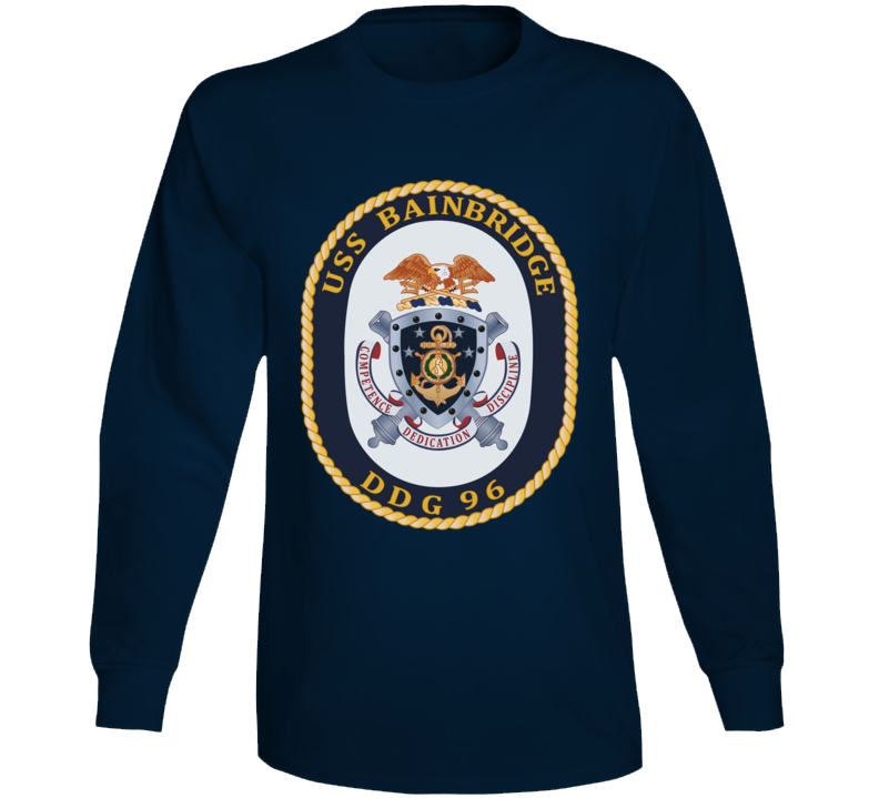 Navy - Uss Bainbridge (ddg-96) Wo Txt Long Sleeve