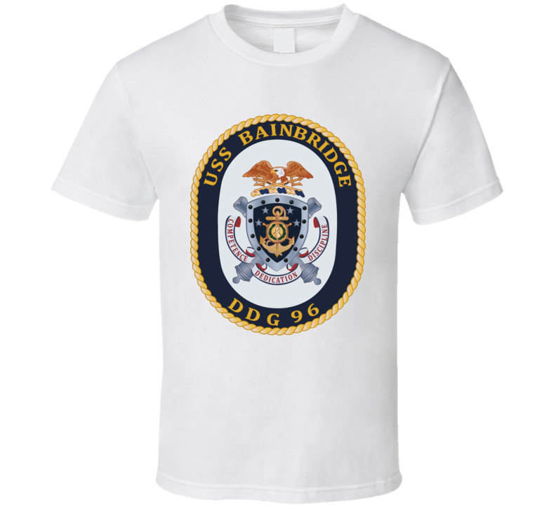 Navy - Uss Bainbridge (ddg-96) Wo Txt T Shirt