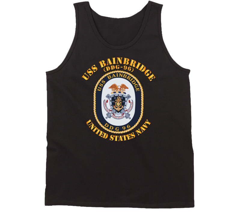 Navy - Uss Bainbridge (ddg-96) Tanktop
