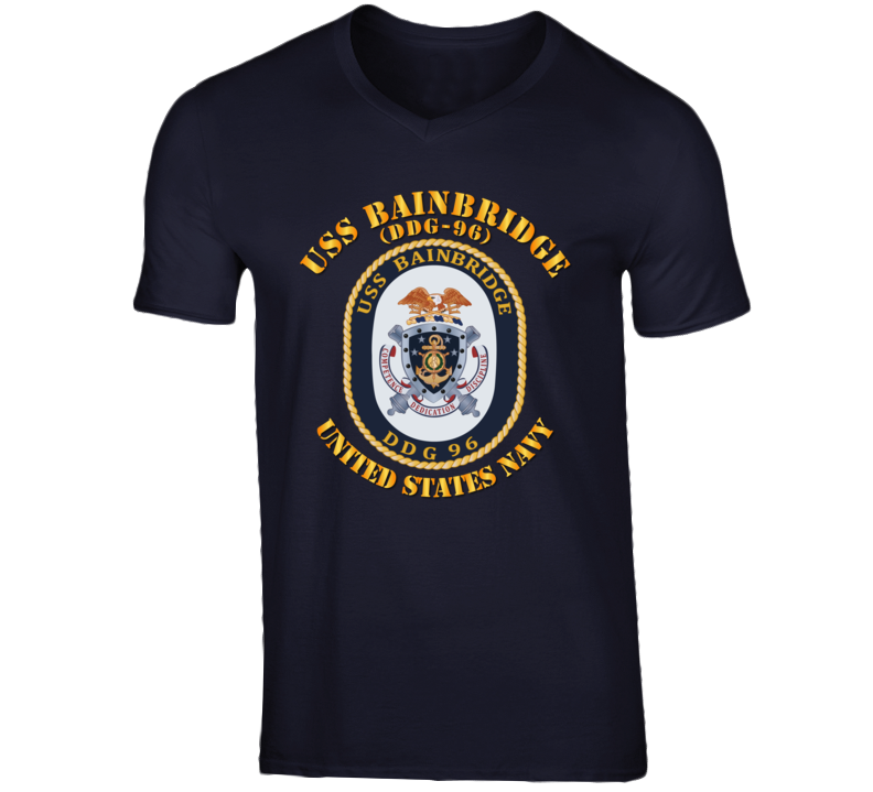 Navy - Uss Bainbridge (ddg-96) V-neck