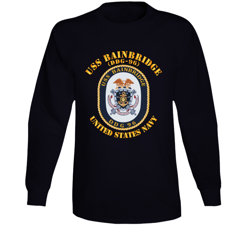Navy - Uss Bainbridge (ddg-96) Long Sleeve