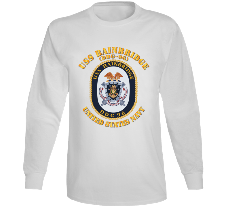 Navy - Uss Bainbridge (ddg-96) Long Sleeve