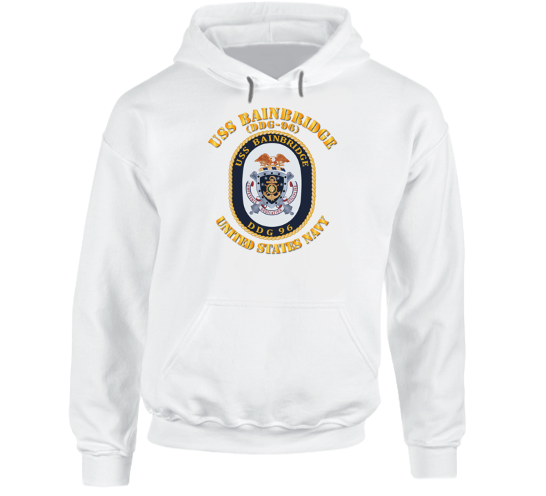 Navy - Uss Bainbridge (ddg-96) Hoodie