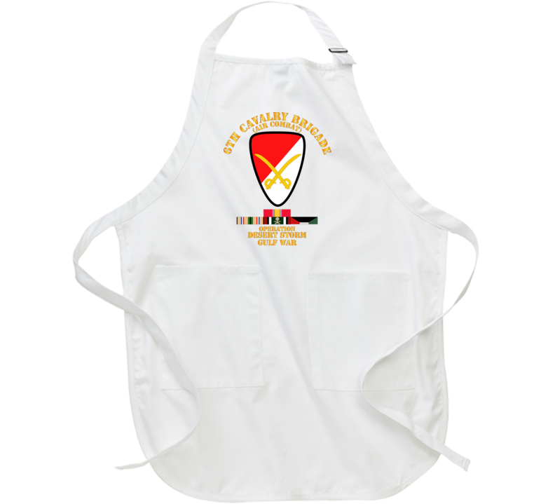 Army - 6th Cavalry Bde - Desert Storm W Ds Svc Apron