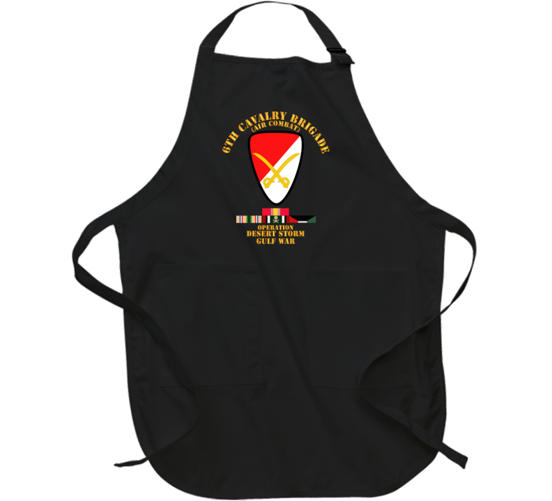 Army - 6th Cavalry Bde - Desert Storm W Ds Svc Apron