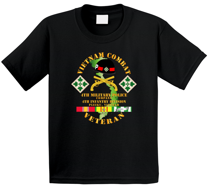 Army - Vietnam Combat Veteran W 4th Military Police Co W 4th Infantry Division Kids