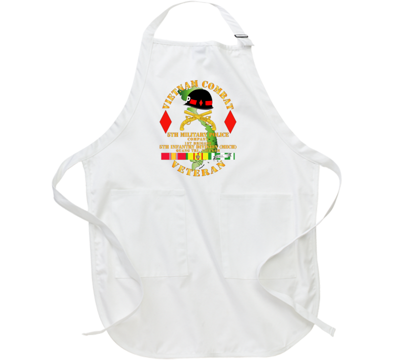 Army - Vietnam Combat Veteran W 5th Military Police Co W 5th Id Apron