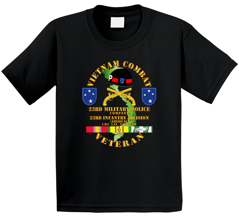 Army - Vietnam Combat Veteran W 23rd Military Police Co W 23rd Id Kids