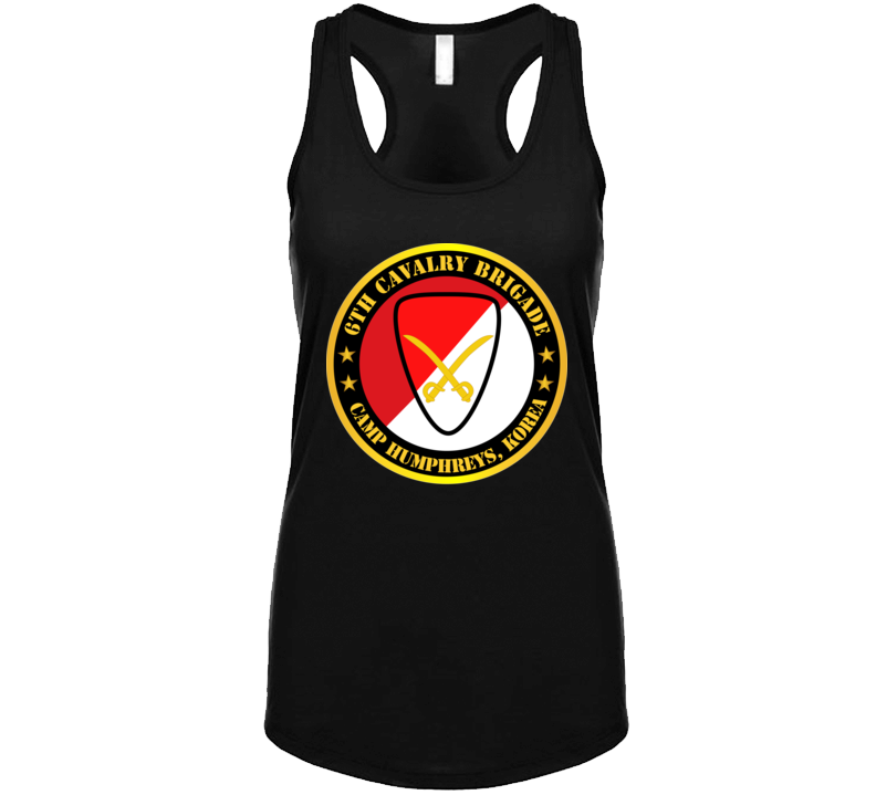 Army - 6th Cavalry Brigade Camp Humphreys Korea Ladies Tanktop