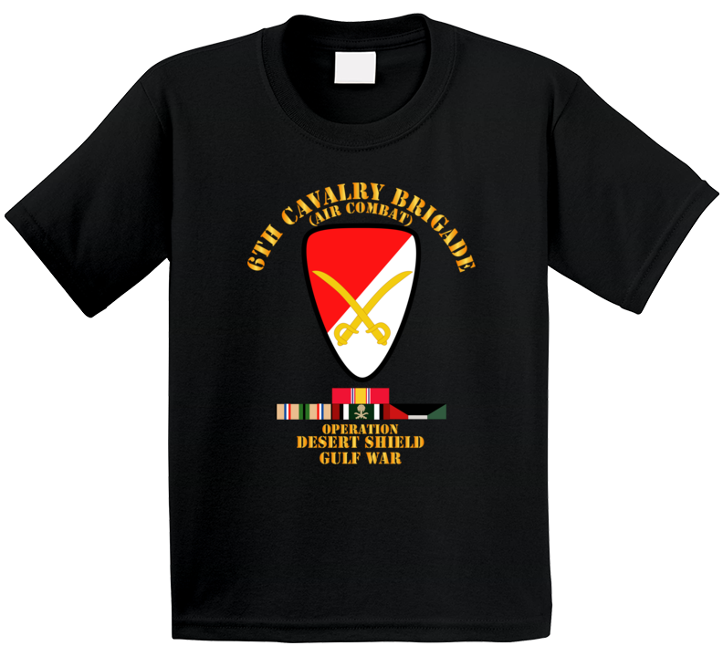Army - 6th Cavalry Bde - Desert Shield W Ds Svc Kids