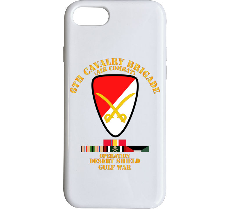 Army - 6th Cavalry Bde - Desert Shield W Ds Svc Phone Case