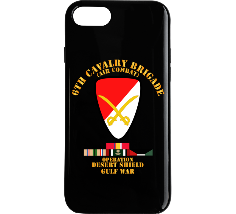 Army - 6th Cavalry Bde - Desert Shield W Ds Svc Phone Case